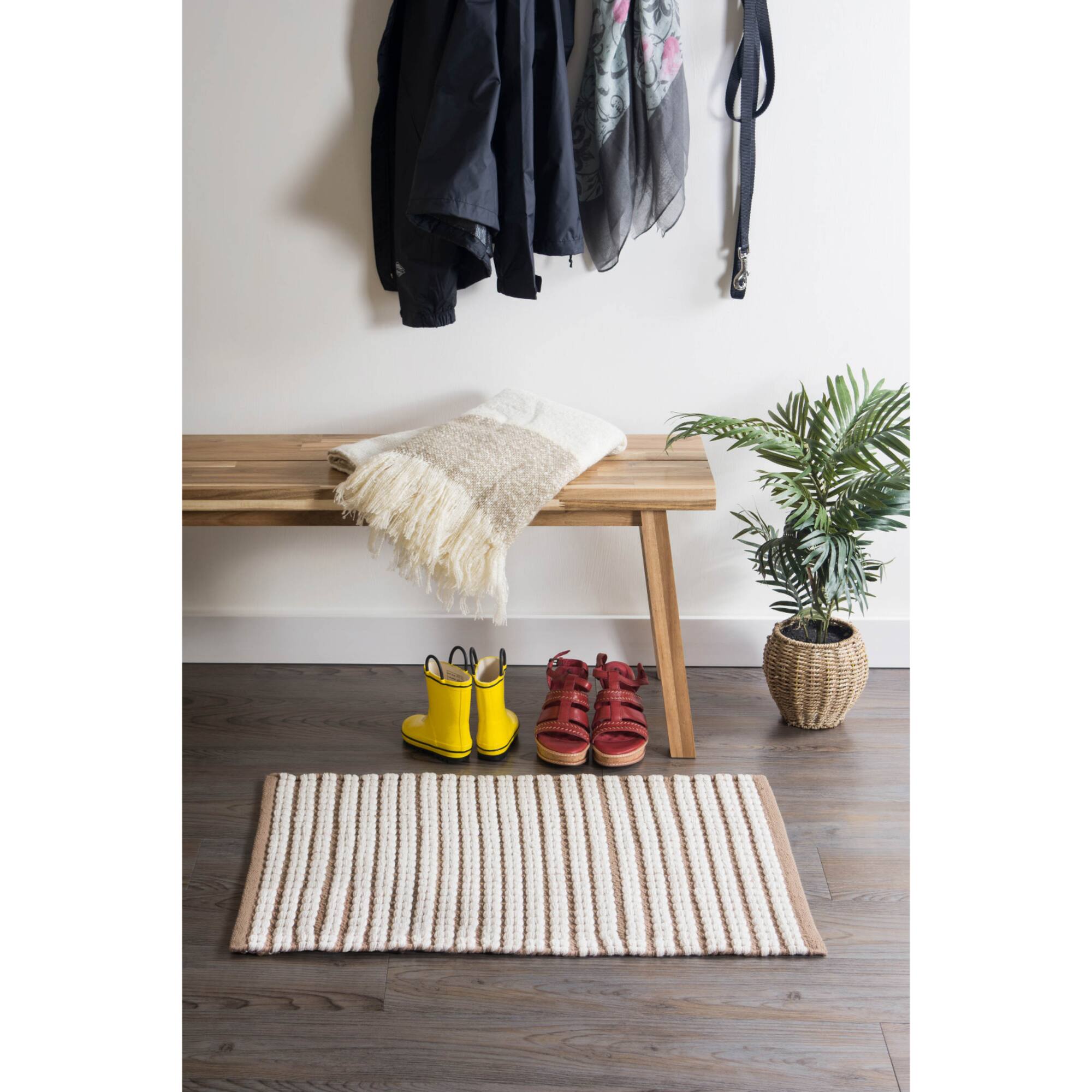 DII® Stone Braided Stripe Rug, 2ft. x 3ft.